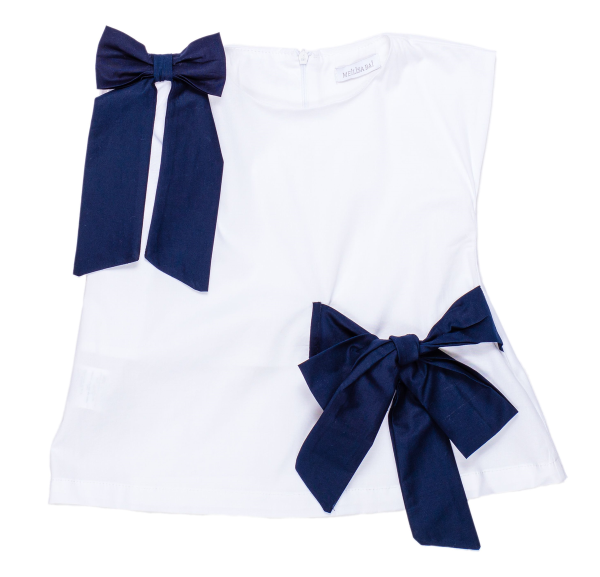 Canotta Maglietta Meilisa Bai con Fiocchi Bambina Baby Taglie 3/7 Anni - Fl3570