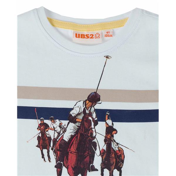 T-Shirt M.c. Bambino Ubs2 Taglie 2/14 Anni 100% Co - E219344