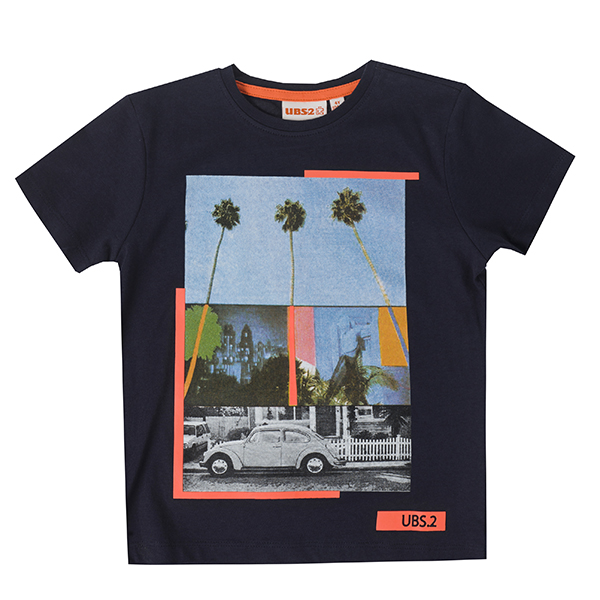 T-Shirt M.c. Bambino Ubs2 Taglie 4/12 Anni 100% Co - E219367
