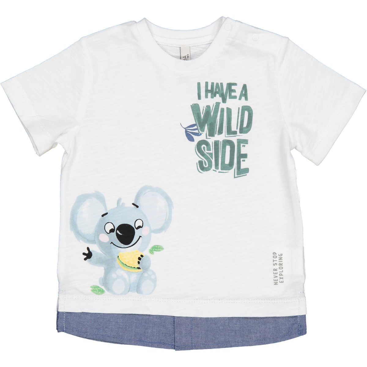 T-Shirt Maglietta Neonato Bambino Birba Taglie 6/30 Mesi - 24089.00
