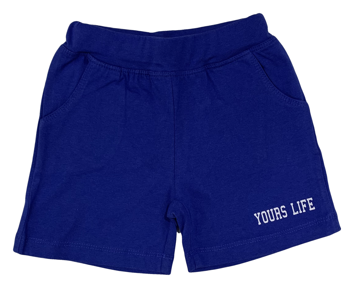 Bermuda Pantaloncino Yours Neonato Bambino Taglie 9/30 Mesi  - A2004blu