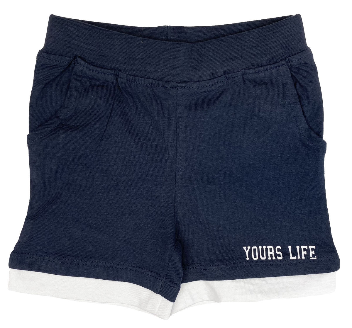 Bermuda Pantaloncino Yours Neonato Bambino Taglie 9/30 Mesi  - Ab2004nero