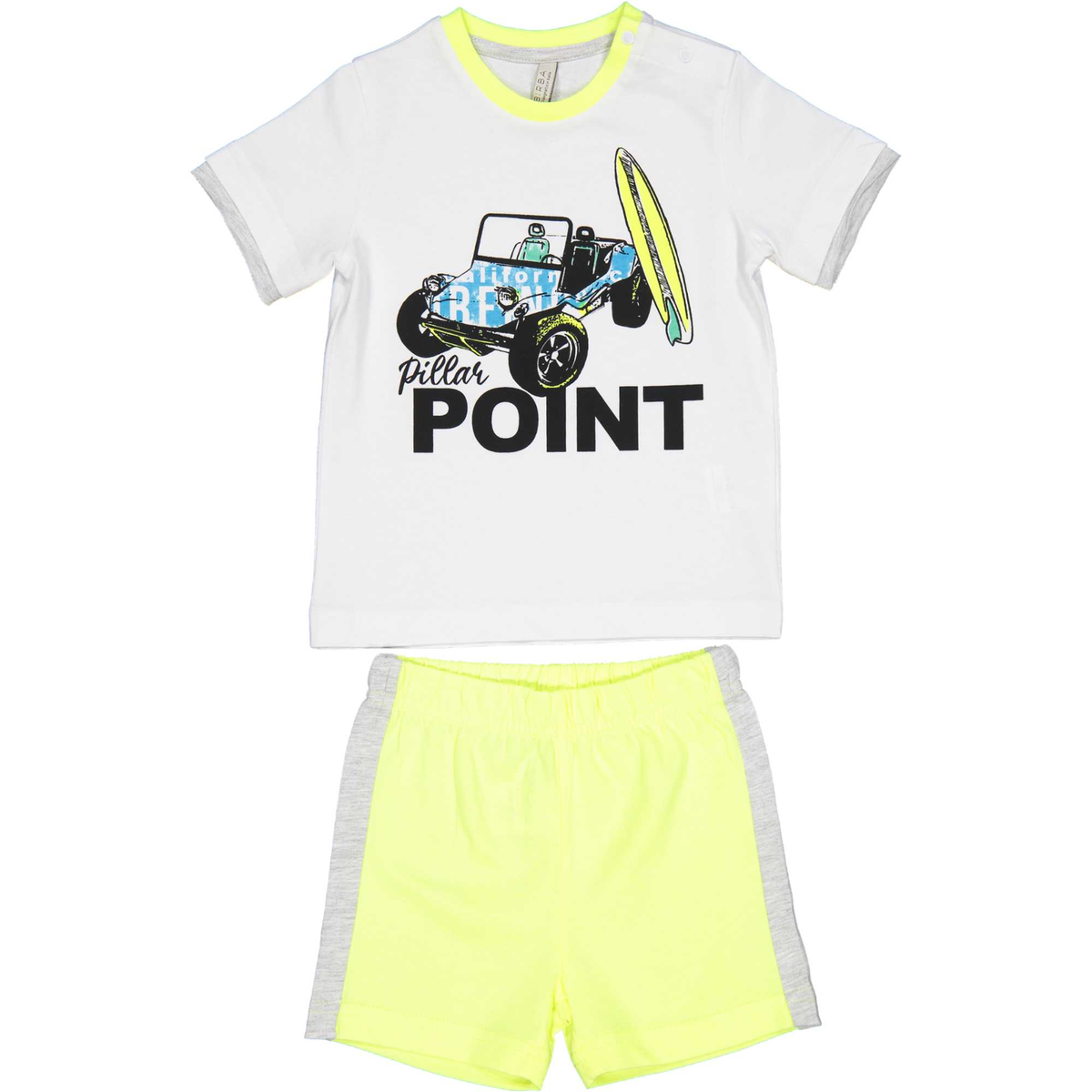 Completo Neonato Short + T-Shirt Birba Taglie 6/30 Mesi - 29022.00