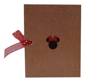 Bomboniera Astuccio Minnie DISNEY Libro Scatolina Portaconfetti Flowers - 68220