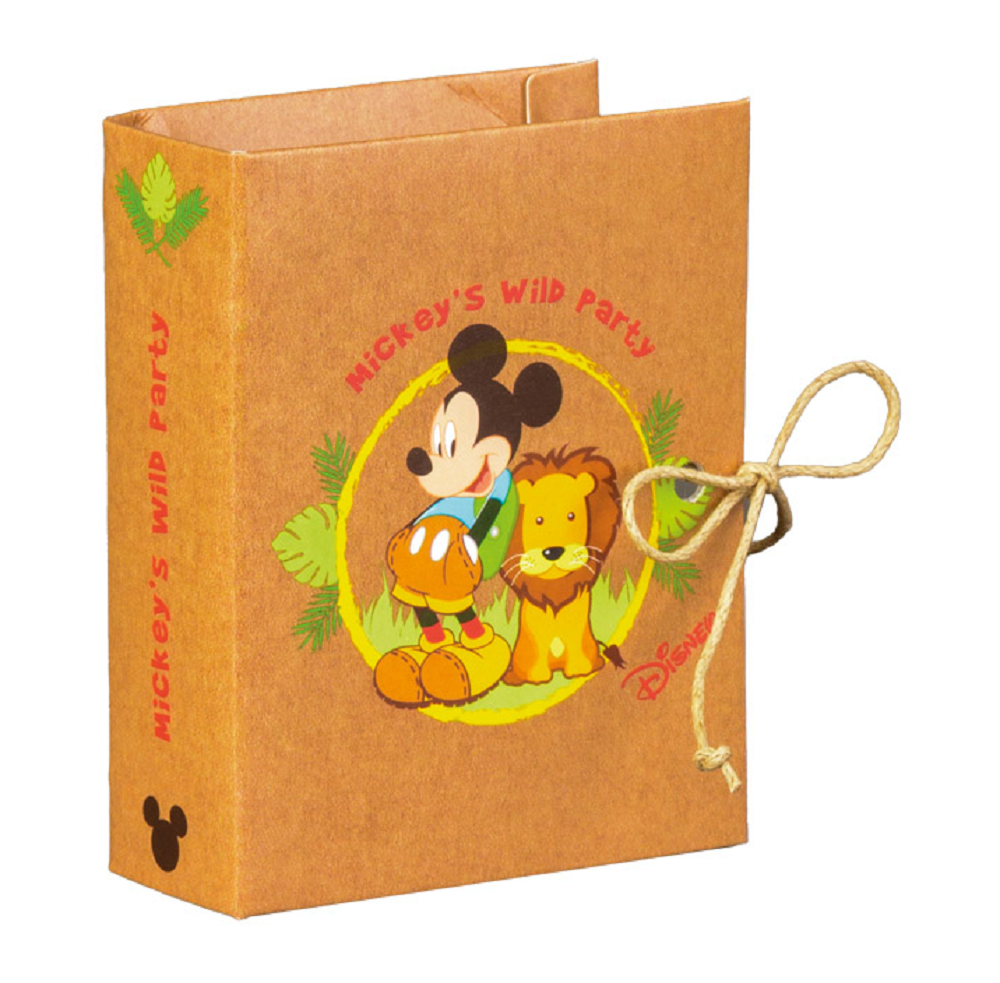 Bomboniera Astuccio Topolino DISNEY Libro Scatolina Portaconfetti Savana 10pz - 68210