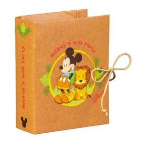 Bomboniera Astuccio Topolino DISNEY Libro Scatolina Portaconfetti Savana 10pz - 68210