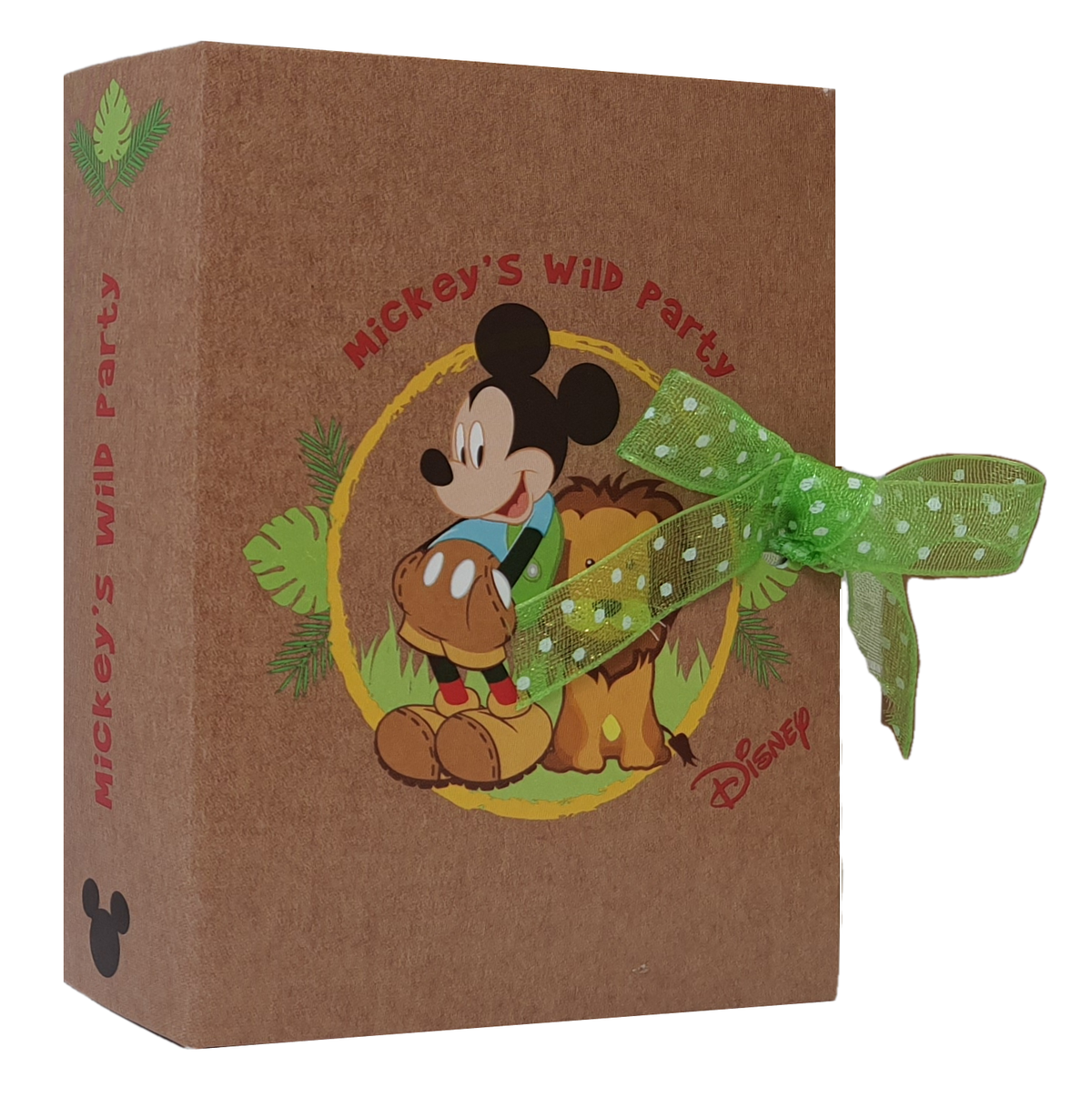 Bomboniera Astuccio Topolino DISNEY Libro Scatolina Portaconfetti Savana - 68210