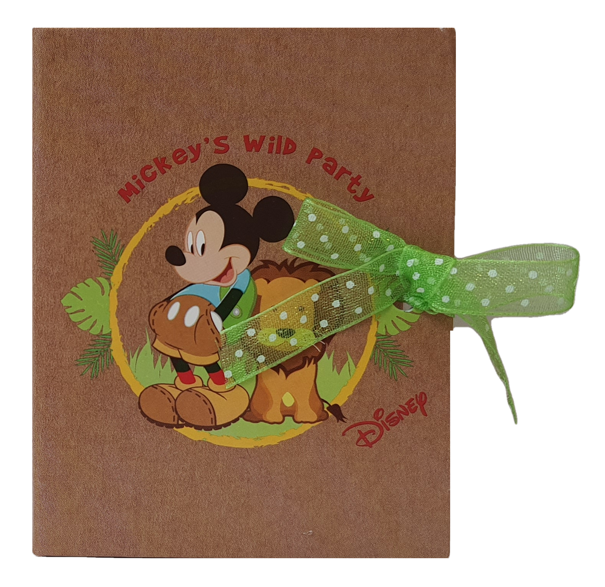 Bomboniera Astuccio Topolino DISNEY Libro Scatolina Portaconfetti Savana - 68210