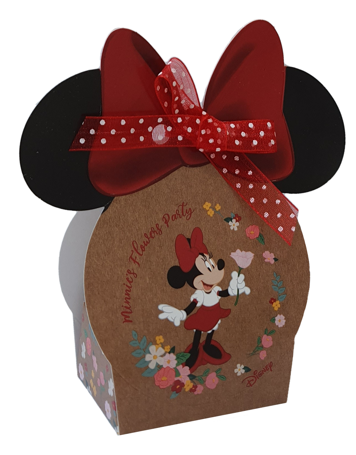 Bomboniera Astuccio Minnie DISNEY Faccia Scatolina Portaconfetti Flowers - 68223