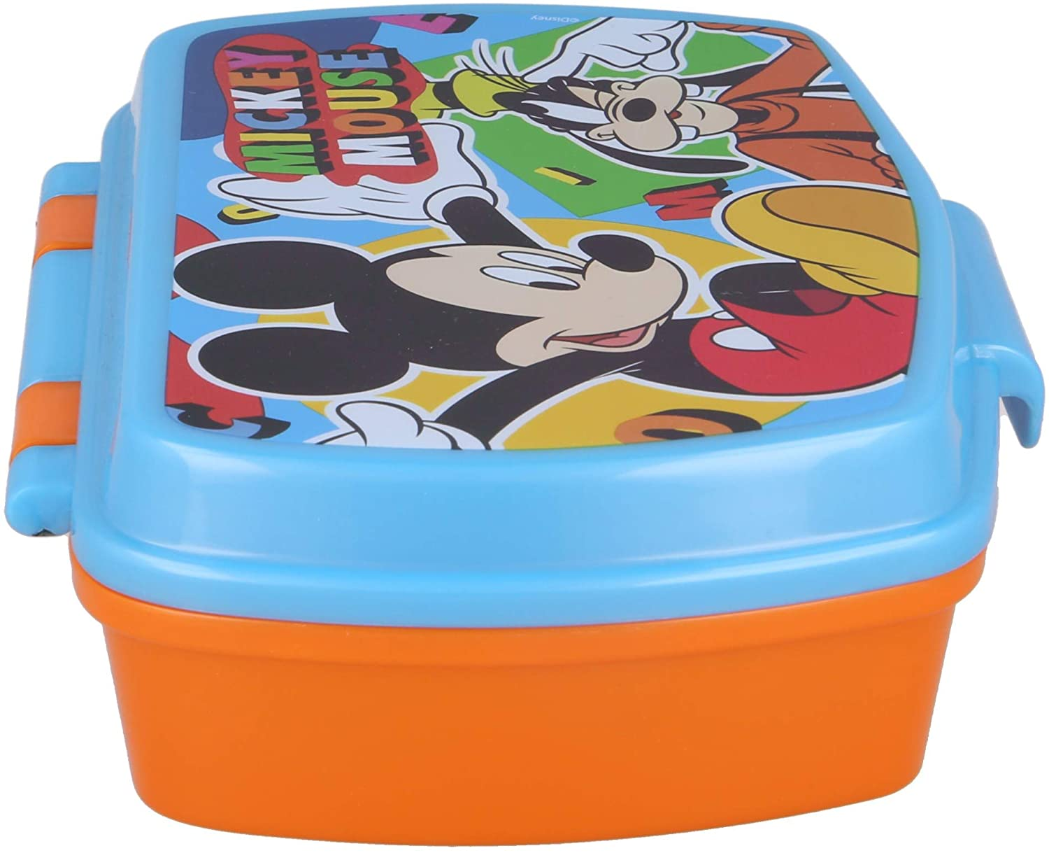 Portamerenda Mickey Mouse DISNEY Topolino Pippo Porta Pranzo Scuola Tempo Libero Cm. 17x14x6 - St50174