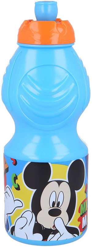 Set Borraccia + Portamerenda Mickey Mouse DISNEY Topolino Pippo Pluto Paperino Plastica Bpa Free Ml. 400 - Mickey21/2pz