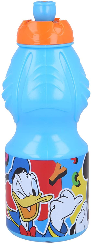 Set Borraccia + Portamerenda Mickey Mouse DISNEY Topolino Pippo Pluto Paperino Plastica Bpa Free Ml. 400 - Mickey21/2pz
