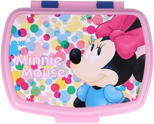Set Borraccia + Portamerenda Minnie Mouse DISNEY Plastica Bpa Free Ml. 400 - Minnie21/2pz