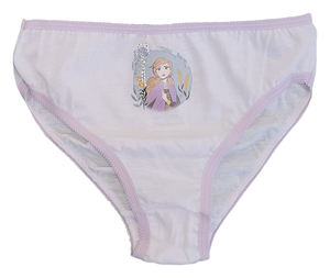 Set 3 Mutandine Frozen Ii Elsa Anna DISNEY Slip 100% Cotone 3/8 Anni Bambina - Fro1593
