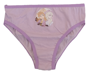 Set 3 Mutandine Frozen Ii Elsa Anna DISNEY Slip 100% Cotone 3/8 Anni Bambina - Fro1593
