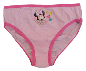 Set 3 Mutandine Minnie Mouse DISNEY Slip 100% Cotone 3/8 Anni Bambina - Min1497