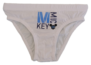 Set 3 Mutandine Mickey Mouse DISNEY Topolino Slip 100% Cotone 2/6 Anni Bambino- Mic1505