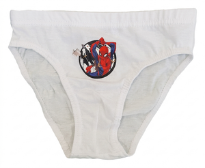 Set 3 Mutandine Spiderman MARVEL Slip 100% Cotone 3/8 Anni Bambino - Sp1503