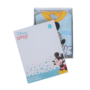 Tutina Lunga con Piedini Mickey Mouse DISNEY Topolino 100% Cotone 0/6 Mesi - Mic1609/4