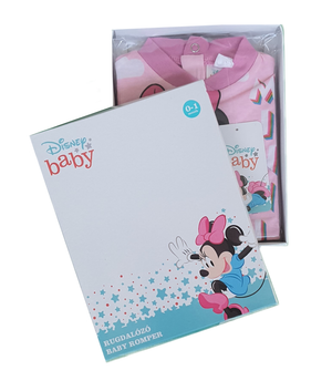 Tutina Lunga con Piedini Minnie Mouse DISNEY 100% Cotone 0/6 Mesi - Min1610/2