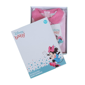 Tutina Lunga con Piedini Minnie Mouse DISNEY 100% Cotone 0/6 Mesi - Min1610/6