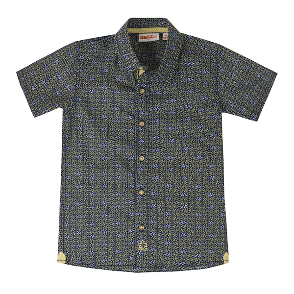 Camicia M.c. Bambino Ubs2 Taglie 4/10 Anni 100% Co - E210323