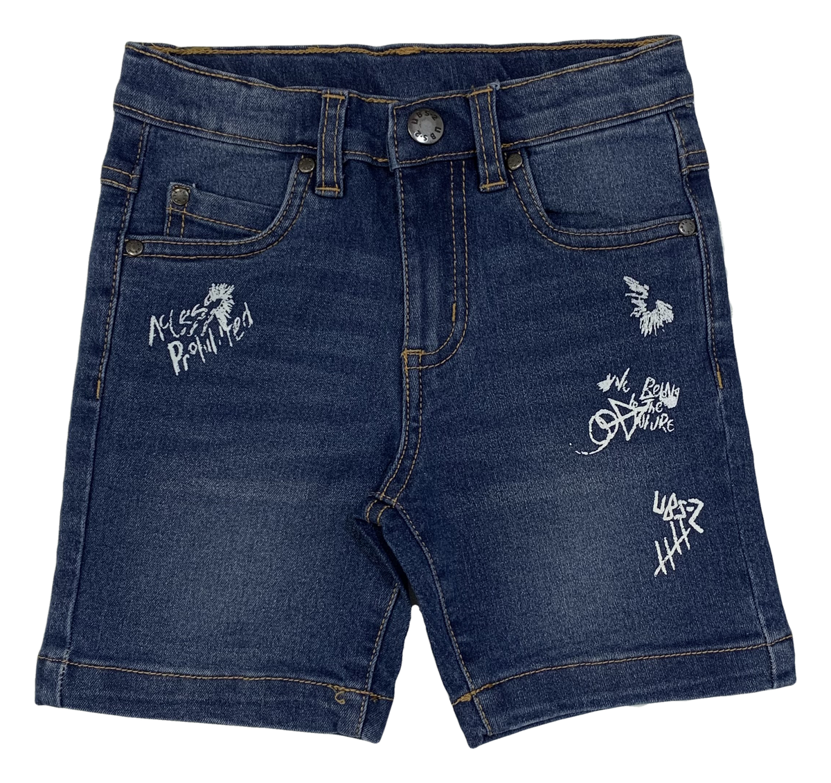 Bermuda Jeans Bambino Short Ubs2 Taglie 4/12 Anni 98%co 2%el - E211345