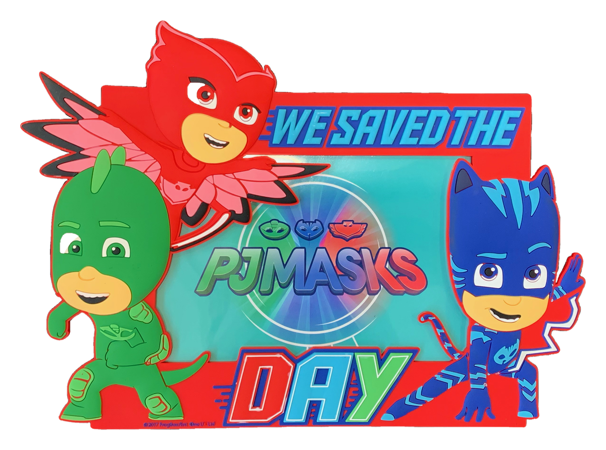 Portafoto Pj Masks 3d Super Pigiamini Gattoboy Gufetta Geko 15x10 CM - Pf01pj