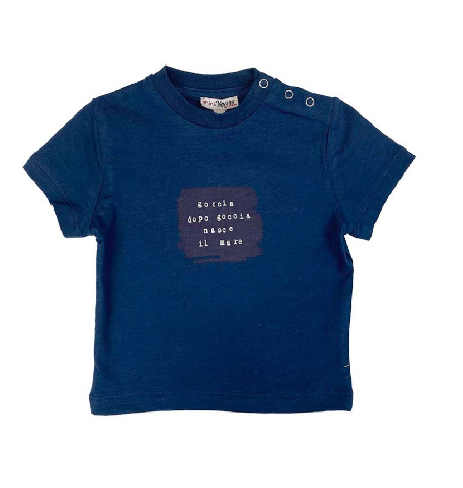 T-Shirt Yours Manica Corta Neonato Bambino 9/30 Mesi  - Ay938