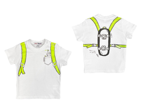 T-Shirt Yours Manica Corta Neonato Bambino 9/30 Mesi  - Ay919
