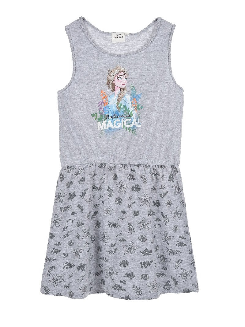 Scamiciata Frozen Ii DISNEY Elsa Bambina Sun City 4/8 Anni - Ue1003grigio