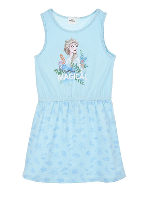 Scamiciata Frozen Ii DISNEY Elsa Bambina Sun City 4/8 Anni - Ue1003celeste