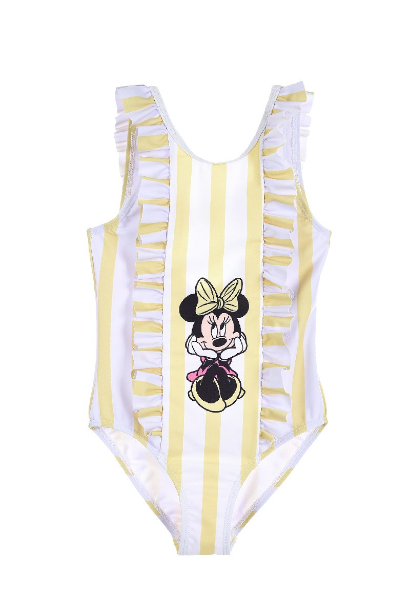 Costume Mare Minnie Mouse DISNEY Intero Bambina 3/8 Anni - Ue1813giallo