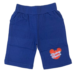 Completo Estivo Mickey Mouse DISNEY Topolino Short + Canotta Bambino 2/6 Anni - Mic2022-0538blu