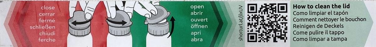 Borraccia in Alluminio Bing con Beccuccio e Coperchio 500 Ml - St10539