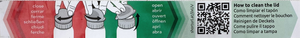 Borraccia in Alluminio Bing con Beccuccio e Coperchio 500 Ml - St10539