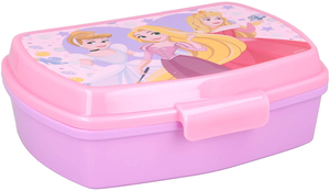 Set Borraccia e Portamerenda Principesse DISNEY 2 Pezzi in Plastica Riutilizzabile Bpa Free