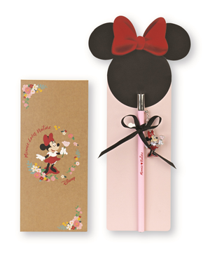 Matita Minnie Mouse DISNEY Flowers Metallo Smaltato con Busta - 69596m