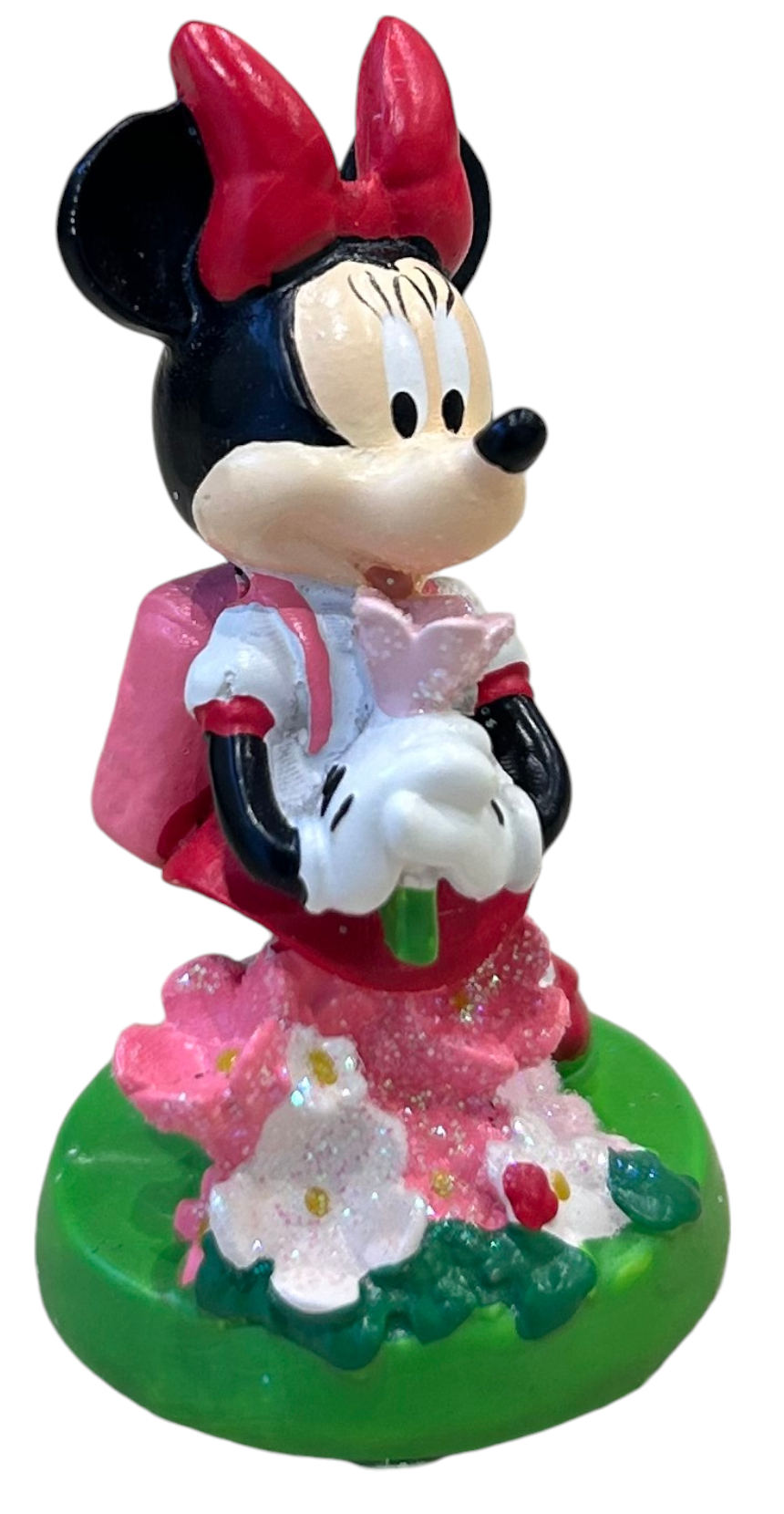 Bomboniera Statuina Minnie Mouse DISNEY Flowers in Resina Smaltata 5,6 CM - 69583m