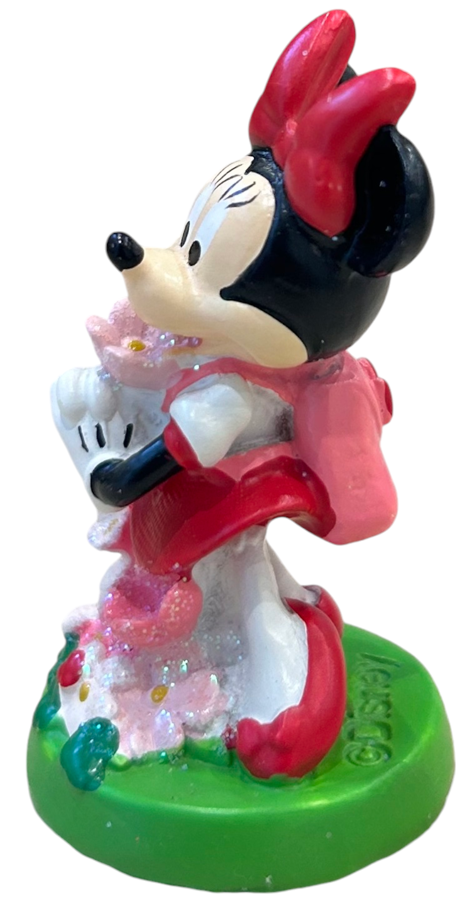 Bomboniera Statuina Minnie Mouse DISNEY Flowers in Resina Smaltata 5,6 CM - 69583m