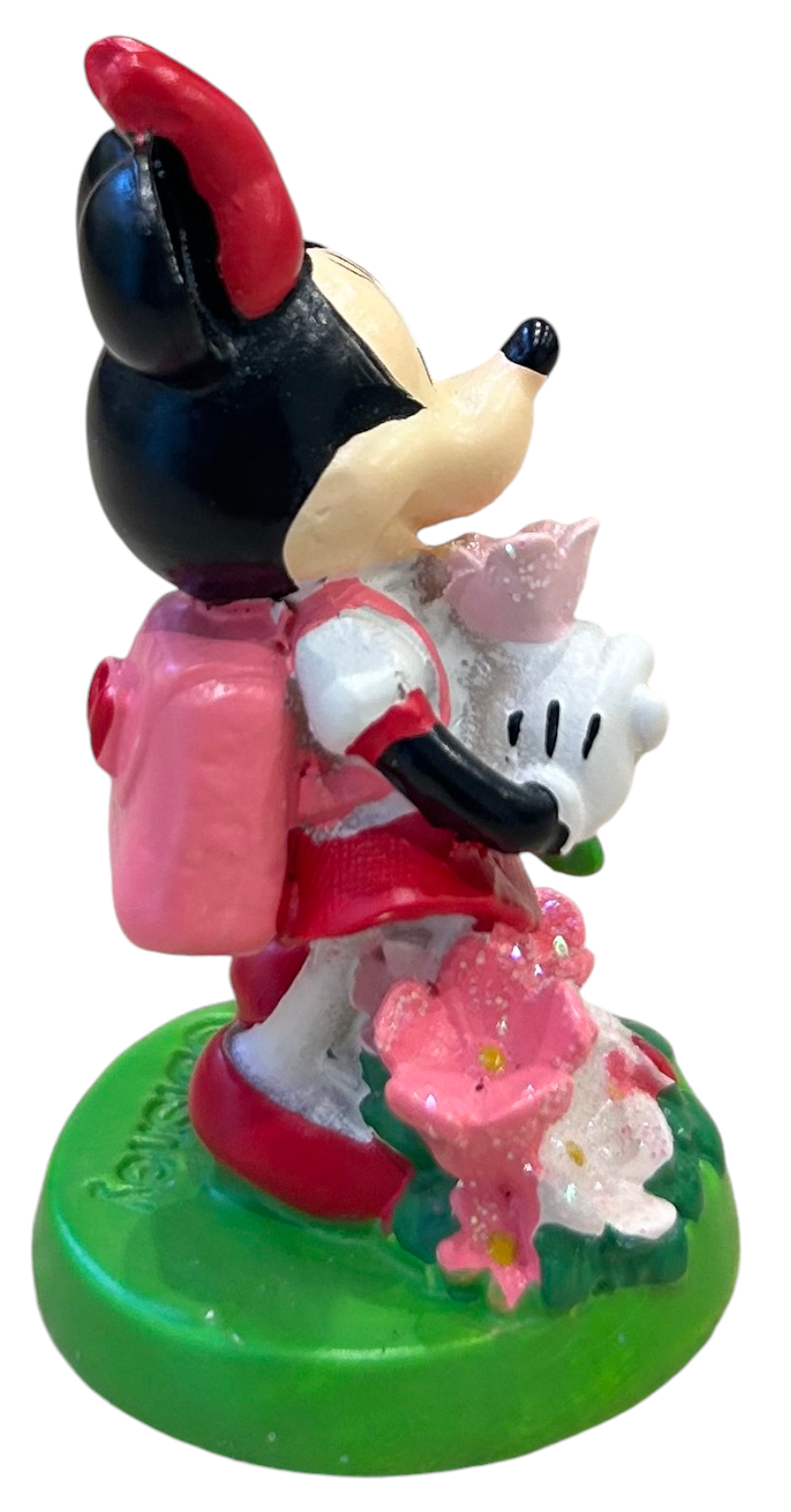 Bomboniera Statuina Minnie Mouse DISNEY Flowers in Resina Smaltata 5,6 CM - 69583m