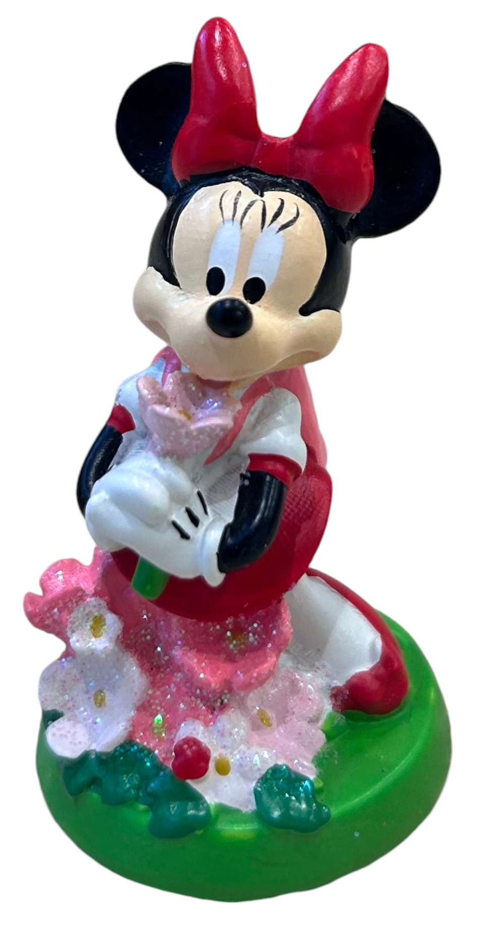 Bomboniera Statuina Minnie Mouse DISNEY Flowers in Resina Smaltata 5,6 CM - 69583m