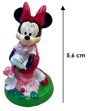 Bomboniera Statuina Minnie Mouse DISNEY Flowers in Resina Smaltata 5,6 CM - 69583m