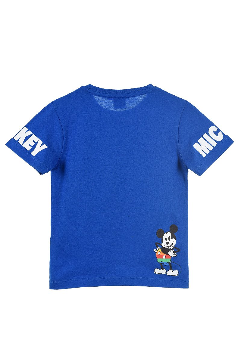 T-Shirt M.c. Mickey Mouse DISNEY Topolino Maglietta Bambino Sun City 3/8 Anni - Ue1165blu