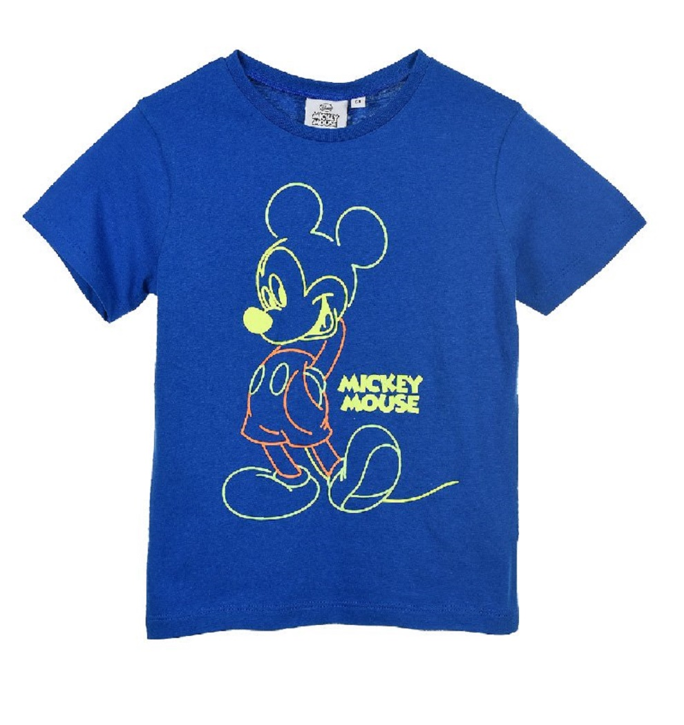 T-Shirt M.c. Mickey Mouse DISNEY Topolino Maglietta Bambino Sun City 3/8 Anni - Ue1171blu