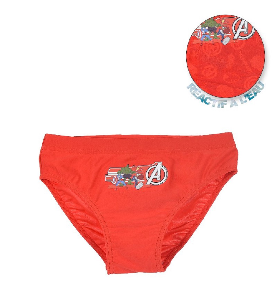 Costume Mare Avengers MARVEL Slip Mutandina Bambino - Ue1897rosso