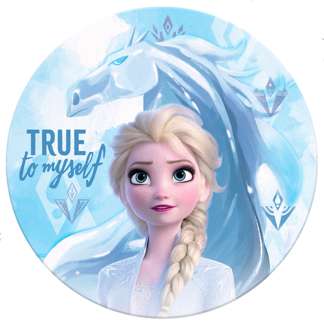 Telo Mare Rotondo Frozen Ii DISNEY Elsa Asciugamano in Microcotone Cm. 150 - Wd21000