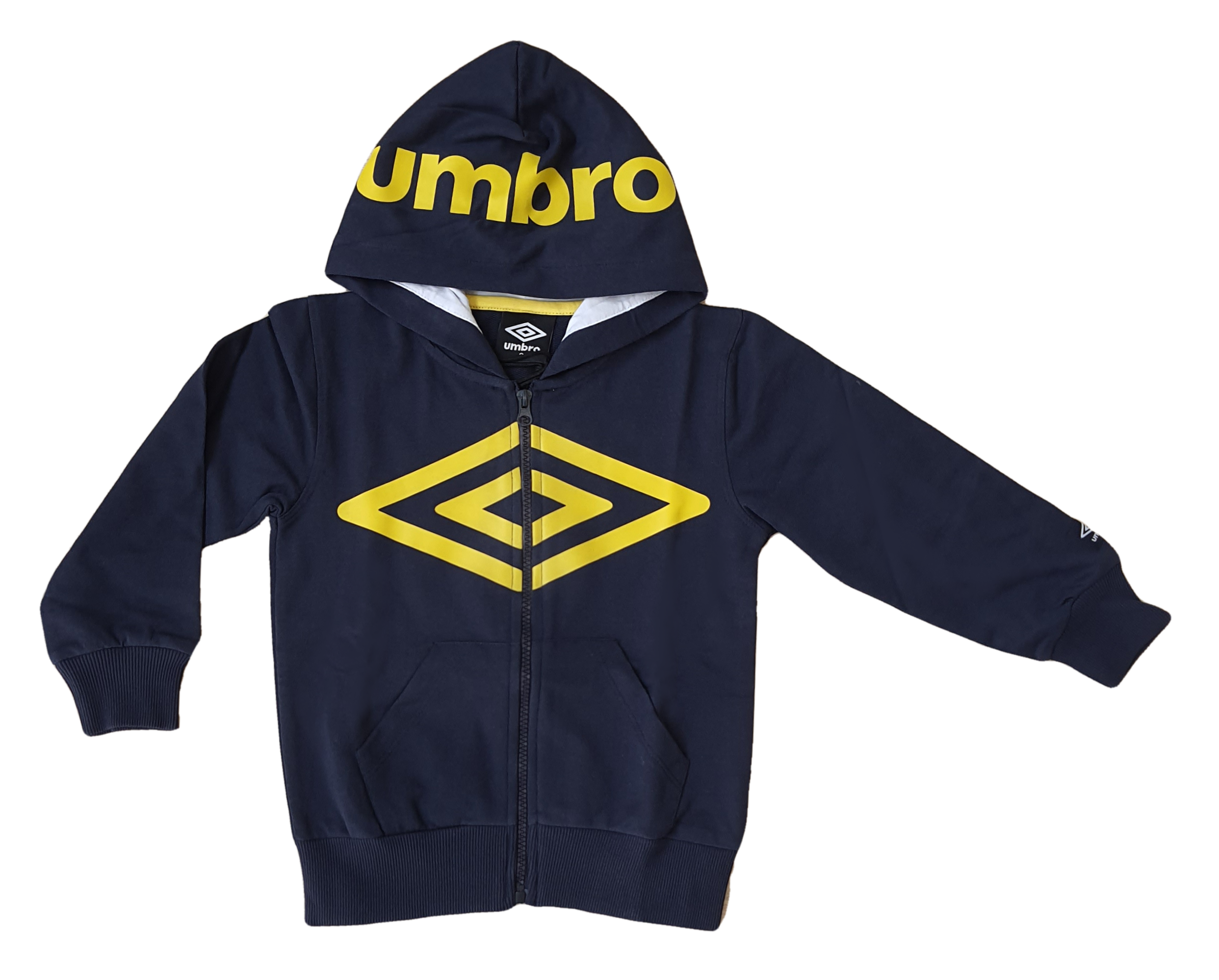 Felpa con Zip e Cappuccio Bambino - 020167blu