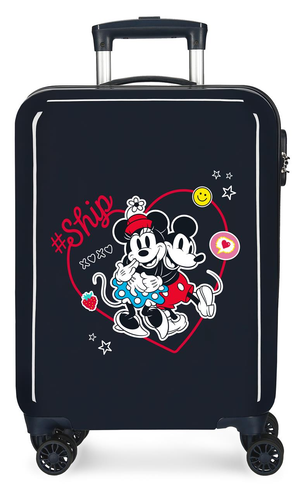 Trolley Topolino e Minnie DISNEY Valigia da Viaggio Cm. 55 in ABS - 4491721