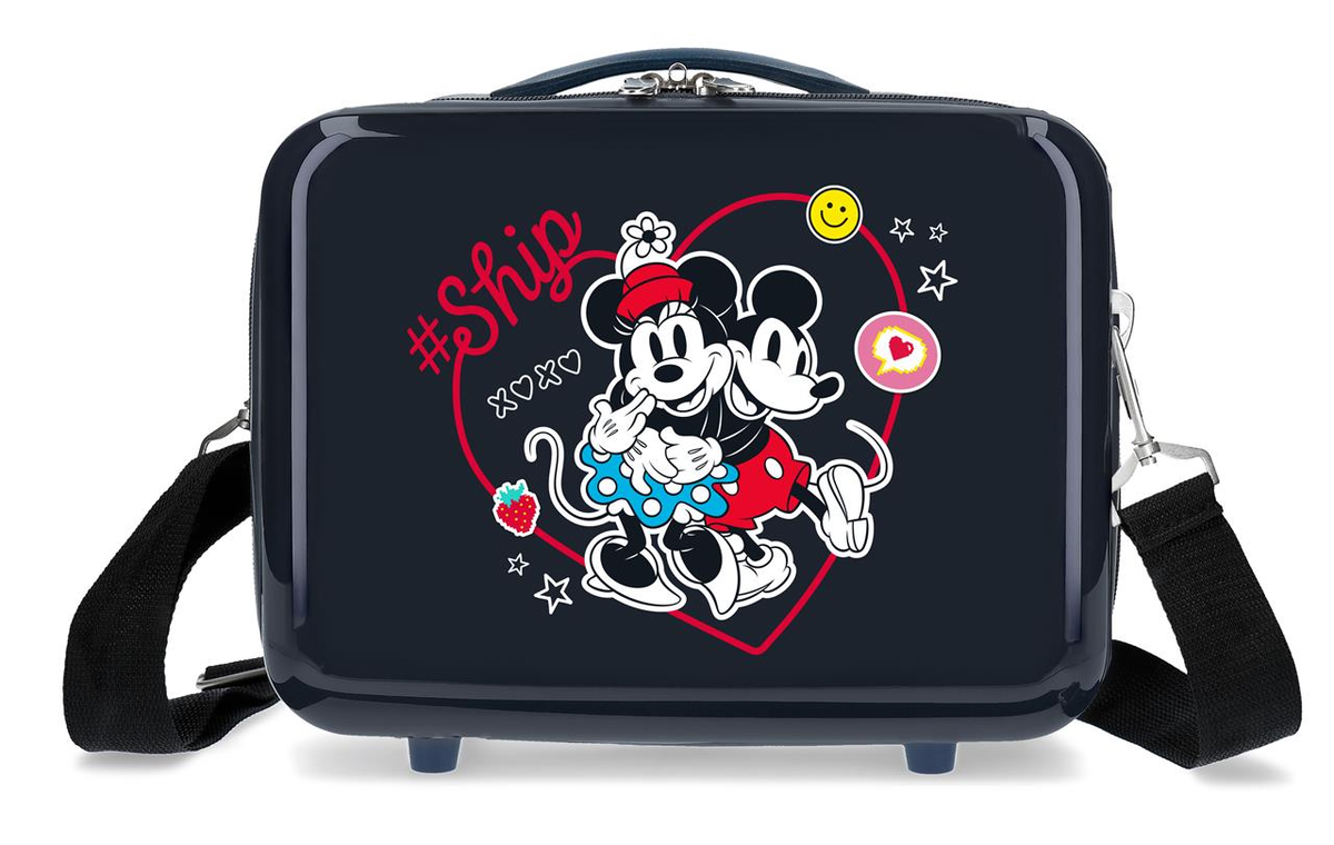 Beauty Case Minnie e Topolino DISNEY Borsa Viaggio in ABS Adattabile a Trolley - 4493921